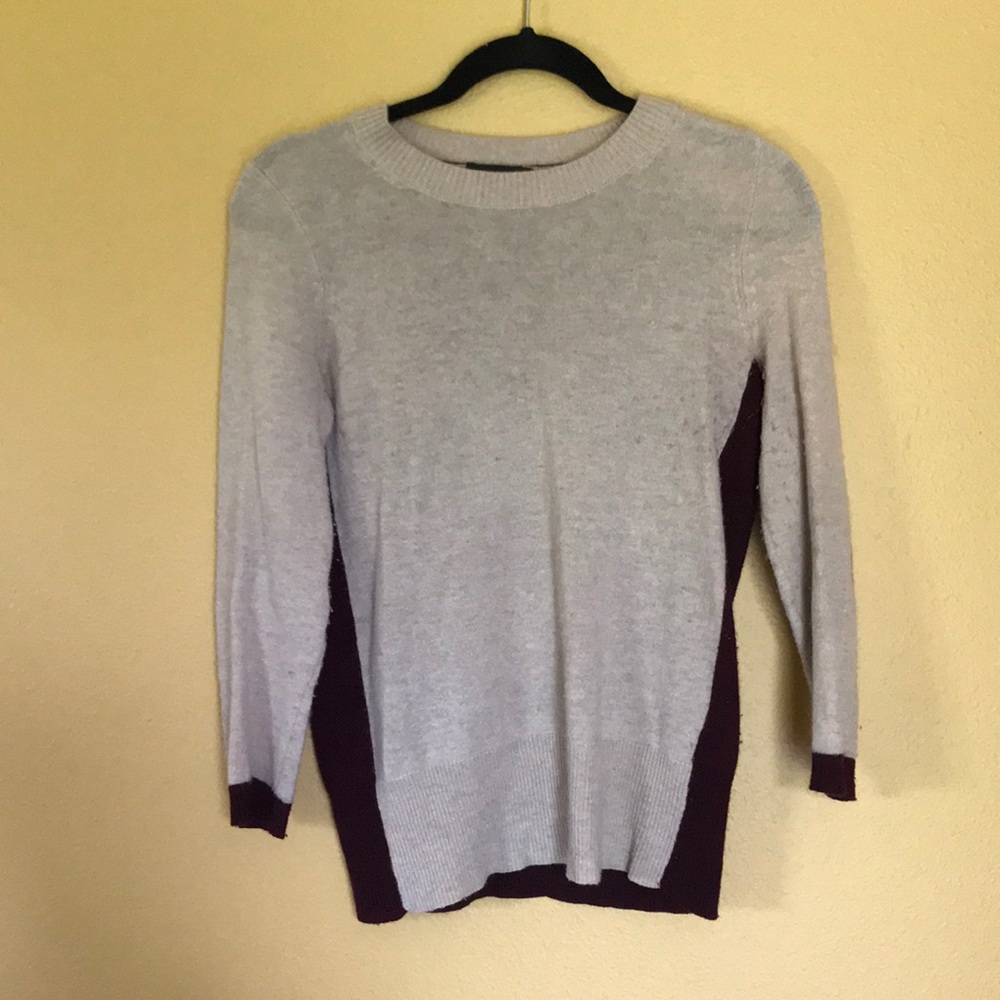 J.Crew Colorblock Elbow Patch Sweater